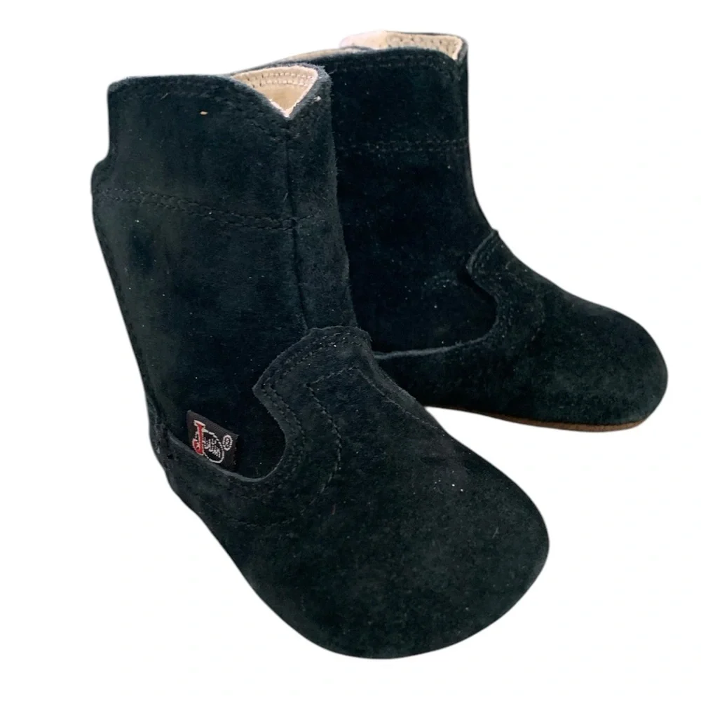 Justin Baby Real Leather Cowboy/ Cowgirl Booties Size 2